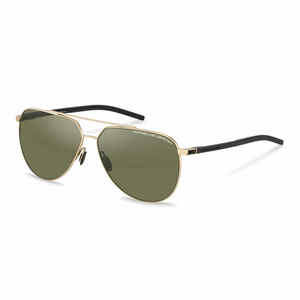PORSCHE DESIGN P8968 Sunglasses Sun Glasses C656 BLACK-GOLD Authentic New 63mm M